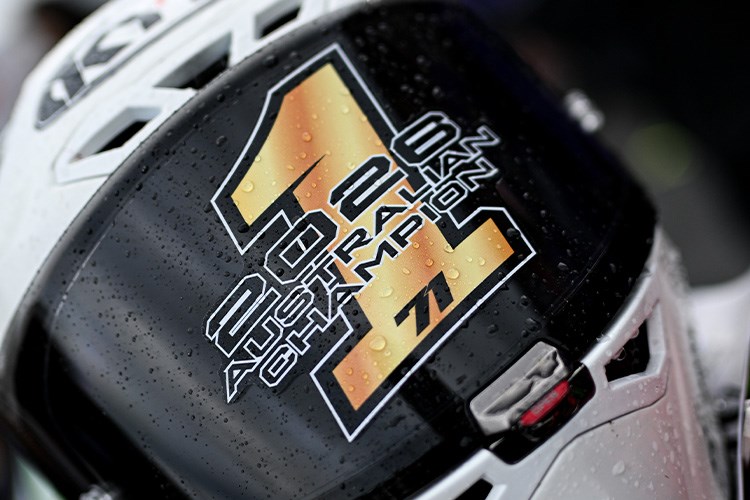 Tom Edwards' ASBK Helmet (Photo Credit: TAYCO Creative)